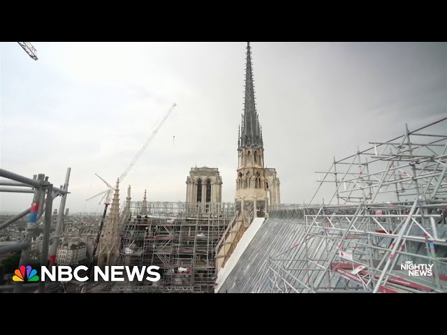 ⁣Notre Dame in Paris about to reopen, five years after devastating fire