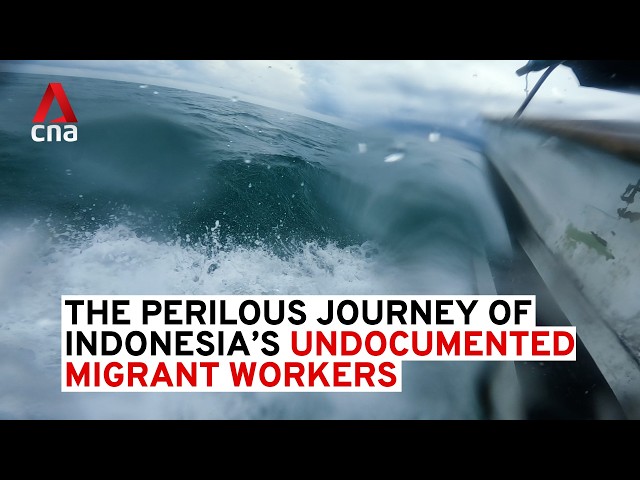 ⁣How Indonesia's undocumented migrant workers enter Malaysia illegally