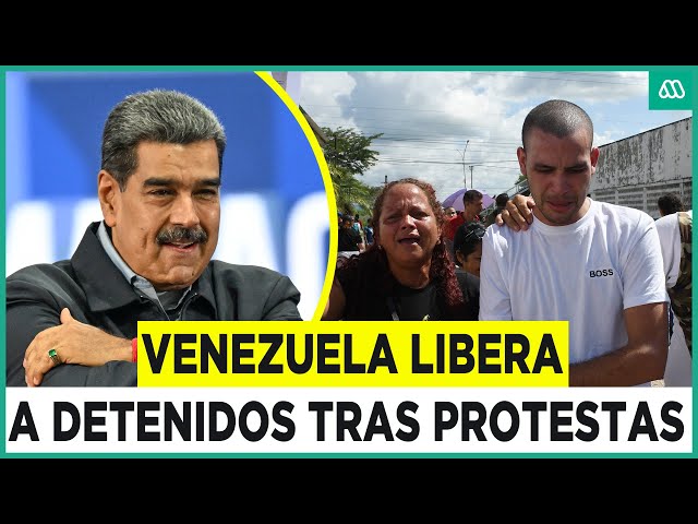 ⁣Maduro pide liberar manifestantes detenidos en masivas protestas en Venezuela