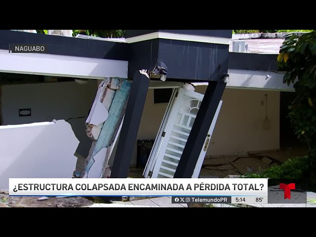 ⁣Desalentados: familia que perdió vivienda en Naguabo anhela un techo seguro