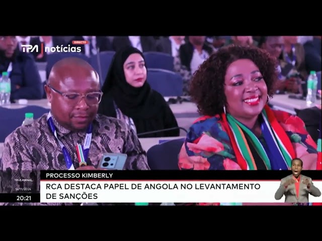 ⁣Processo Kimberly - RDC destaca papel de Angola no levantamento das sanções