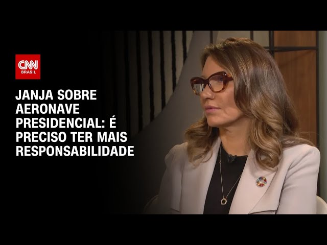 ⁣Janja sobre aeronave presidencial: É preciso ter mais responsabilidade | CNN ENTREVISTAS