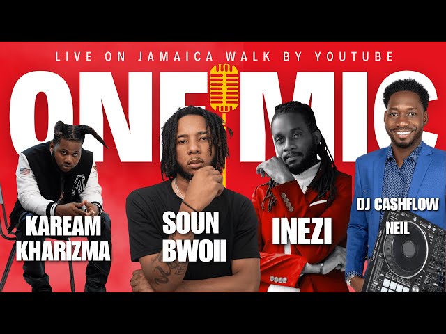 ⁣✓⃝ ONE MIC Live Performance | KAREAMKHARIZMA | SOUN BWOII | INEZI With DJ Cashflow Neil LIVE