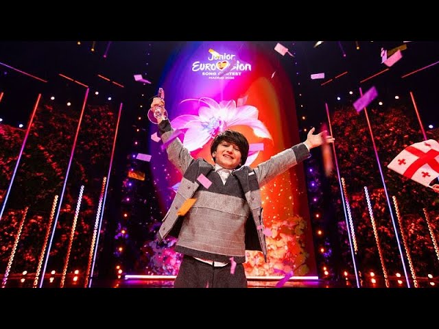 ⁣Andria Putzkarade wins 2024 Junior Eurovision Song Contest for Georgia