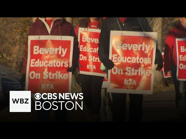 ⁣Teachers striking in 3 North Shore communities battle over wages, parental leave