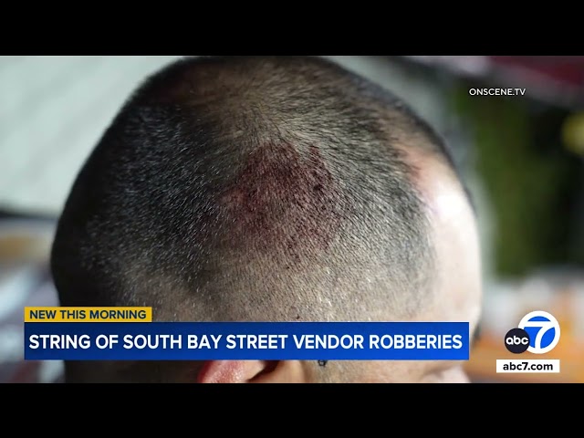 ⁣Armed robbers make off with cash after targeting 4 taco stands in South Bay overnight