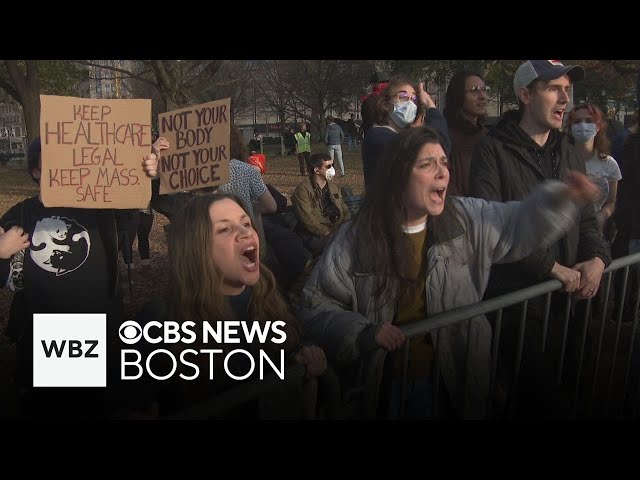 ⁣Protesters clash over abortion in Boston Common leading to 9 arrests