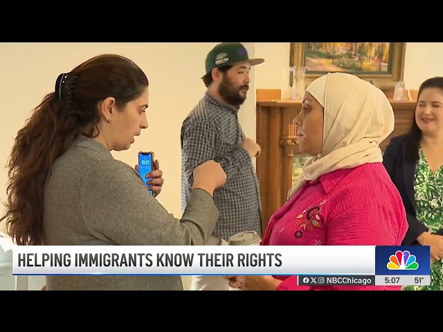 ⁣Advocates aim to help immigrants know their rights