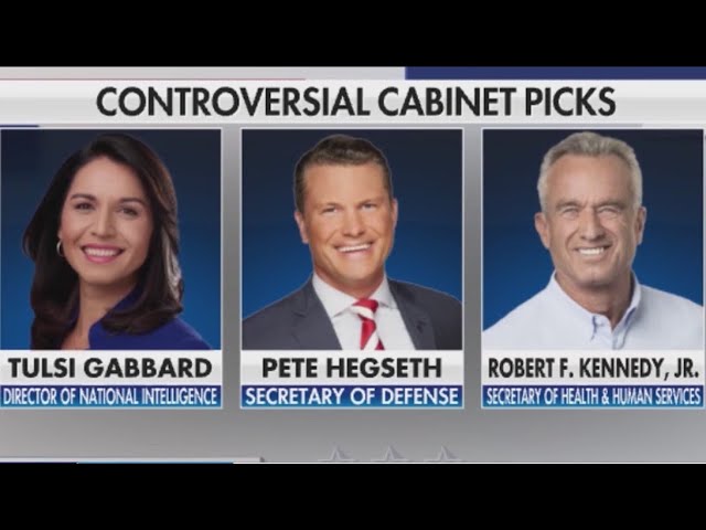 ⁣President-elect Trump's cabinet picks in for a fight