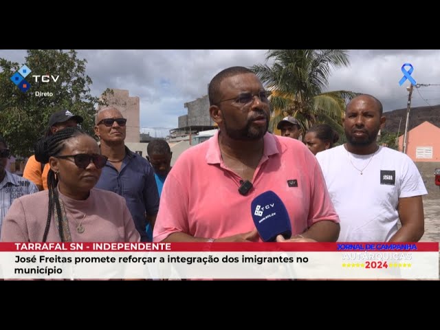 ⁣Tarrafal de São Nicolau: José Freitas promete reforçar a integração dos imigrantes no município