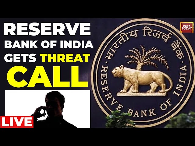 ⁣RBI Gets Threat Call | LIVE | Threat Caller Claims To Be Lashkar Terrorist  | India Today LIVE