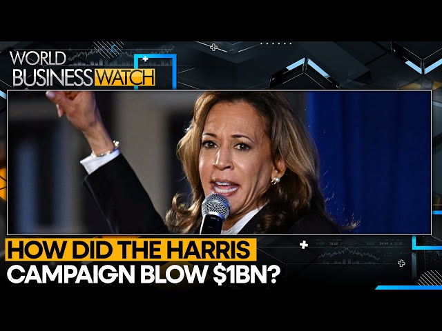 ⁣Kamala Harris Appeals For More Donations | World Business Masters | WION