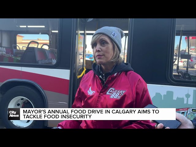 ⁣Mayor's Annual Food Drive in Calgary aims to tackle food insecurity