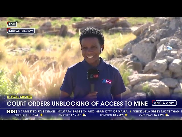 ⁣Illegal Mining | Court orders unblocking of access to mine