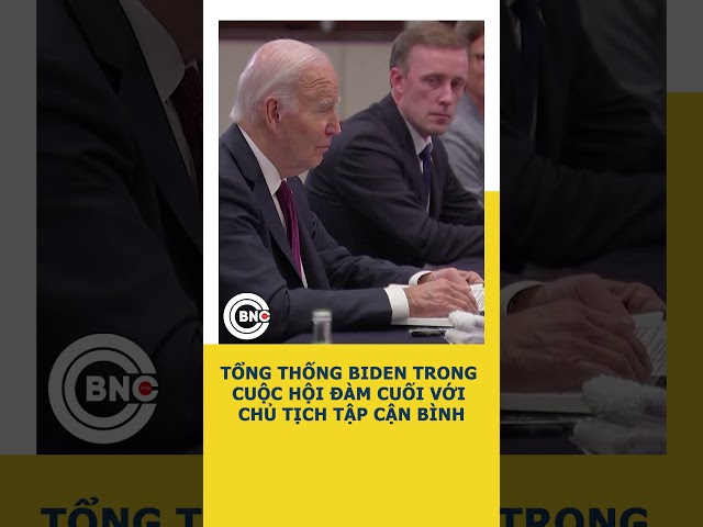 ⁣Tổng thống Biden trong cuộc hội đàm cuối với Chủ tịch Tập Cận Bình