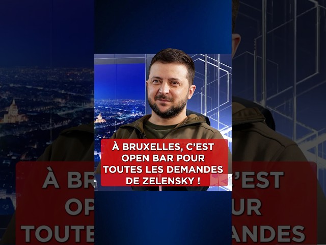 ⁣"A Bruxelles, c'est open bar pour toutes les demandes de #zelensky" #ukraine  #europe