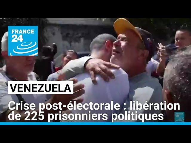 ⁣Crise post-électorale au Venezuela : libération de 225 prisonniers politiques • FRANCE 24