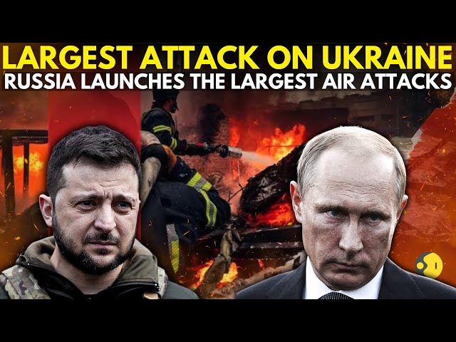 ⁣Russia-Ukraine War: Ukraine Targeted By 'One Of The Largest' Aerial Attacks By Russia | WI