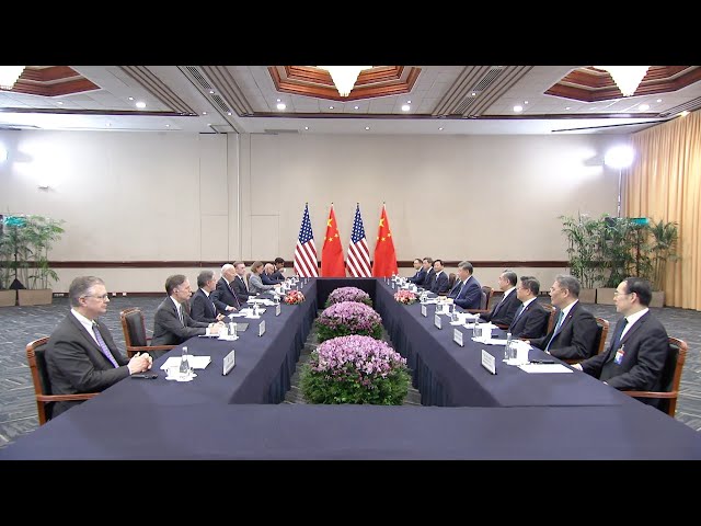 ⁣President Xi: China, U.S. should inject more certainty, positive energy into turbulent world