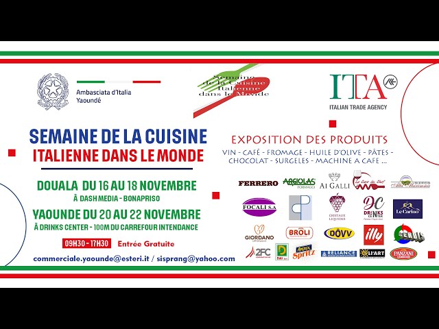 ⁣[CUISINE ITALIENNE ] SEMAINE DE LA CUISINE ITALIENNE DANS LE MONDE