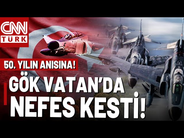 ⁣GÖK VATAN'A 50 YILDIR HİZMETTE! F-4E Phantom Uçaklarının 50. Yılına Özel Uçuş Büyüledi