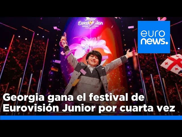 ⁣Georgia gana Eurovisión Junior en Madrid con la canción 'To My Mom'