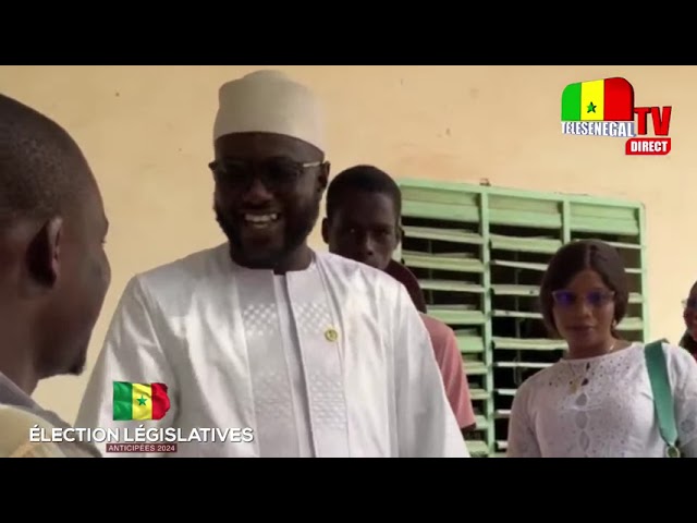 ⁣Législatives 2024 : Vote de El Malick Ndiaye