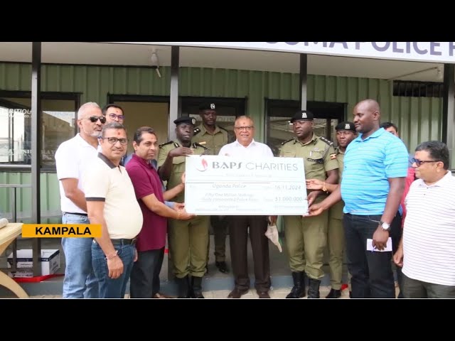 ⁣Baps Charities, Ambitious Construction Company give Biwologoma police post new look