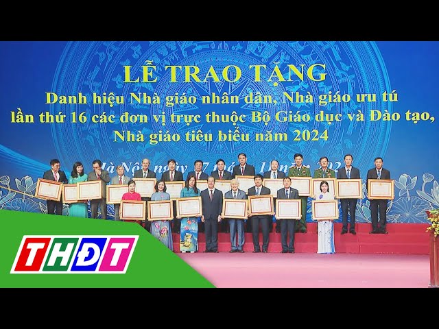 ⁣Tuyên dương Nhà giáo tiêu biểu năm 2024 | THDT