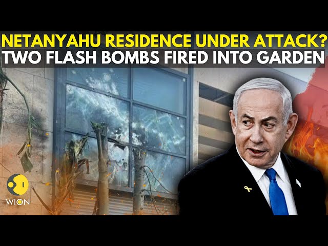 ⁣Breaking News: Hezbollah Attack Targets Israeli PM Netanyahu's Residence With Flash Bombs | LIV