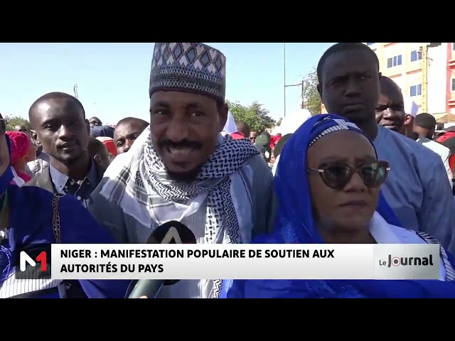 ⁣Niger : Manifestation populaire de soutien aux autorités du pays