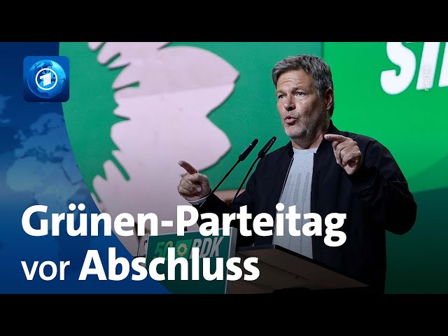 ⁣Grünen-Parteitag: Habeck vor Wahl zum Kanzlerkandidaten