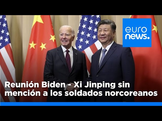 ⁣Biden y Xi Jinping dialogan en Perú pero no mencionan las tropas norcoreanas en Rusia