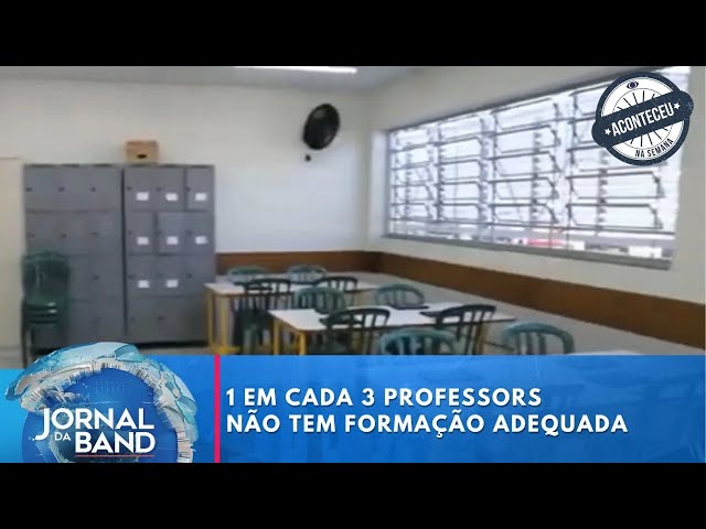 ⁣Um em cada três professores de escola pública não tem formação adequada |Aconteceu na Semana