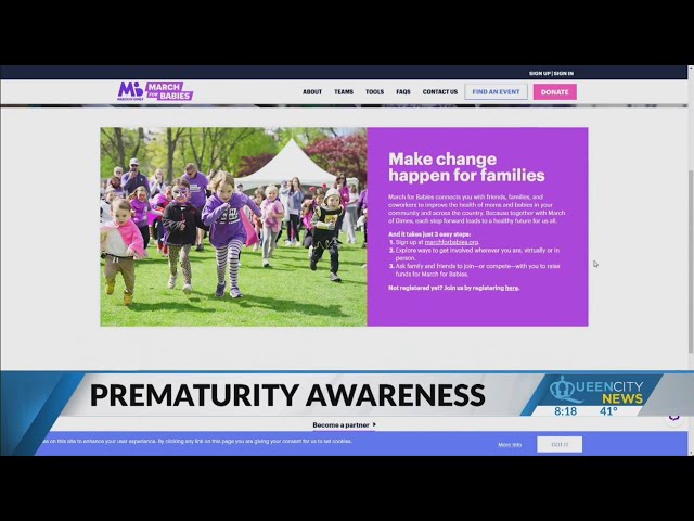 ⁣Learning more about Prematurity Awareness month