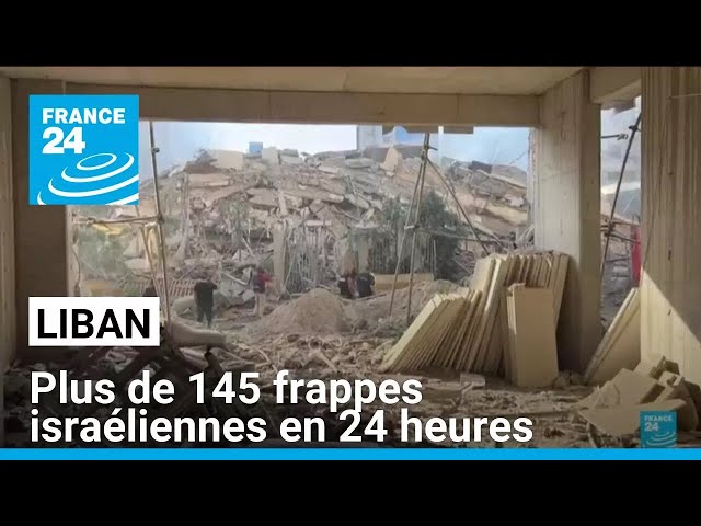 ⁣Bombardements israéliens au Liban : plus de 145 frappes en 24 heures • FRANCE 24