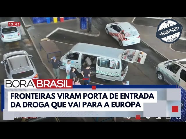 ⁣Fronteiras brasileiras viram porta de entrada da droga que vai à Europa | Aconteceu na Semana