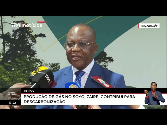 ⁣COP29 - Produção de gás no Soyo, Zaire contribui para descarbonização.