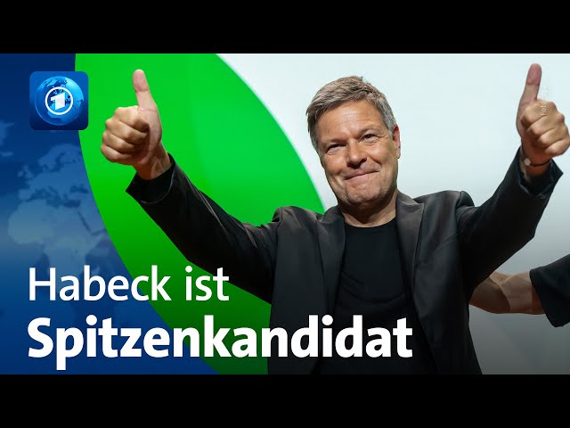 ⁣Grüne wählen Habeck zum Spitzenkandidaten