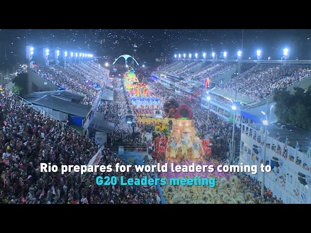 ⁣Rio prepares for world leaders coming to G20 Leaders meeting