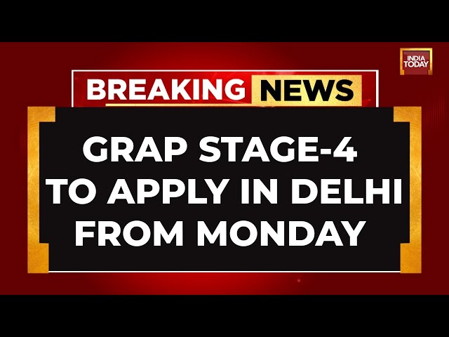 ⁣BREAKING NEWS: GRAP Stage 4 Restrictions To Apply In Delhi From Monday Onwards Amid Pollution Woes