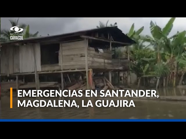 ⁣Crisis humanitaria en Chocó por intensas lluvias: comunidad, cultivos y animales, en riesgo