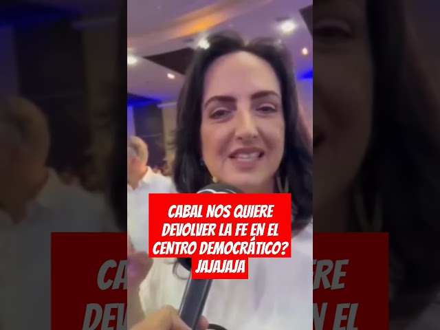 ⁣CABAL NOS QUIERE DEVOLVER LA FE EN EL CENTRO DEMOCRÁTICO?  JAJAJAJA