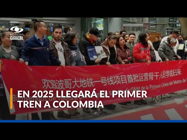 ⁣Jóvenes ingenieros colombianos se capacitaron en China para operar el metro de Bogotá