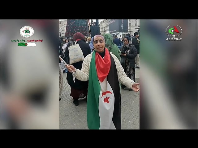 ⁣Madrid des milliers de manifestants dénoncent l'occupation marocaine du Sahara occidental