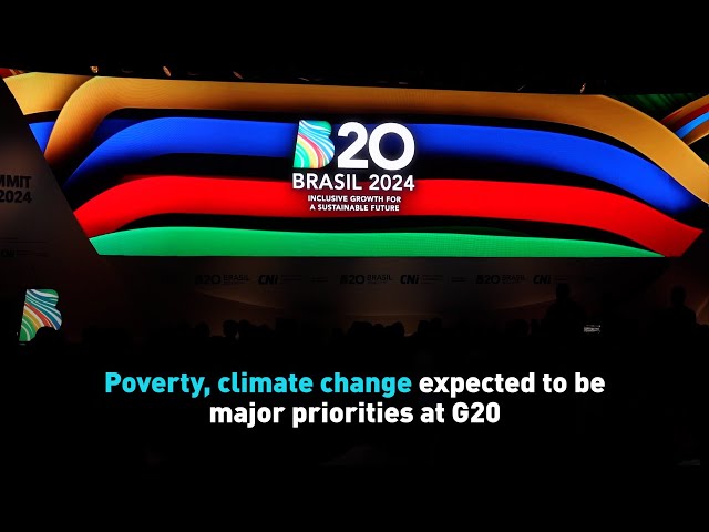 ⁣Poverty, climate change expected to be major priorities at G20