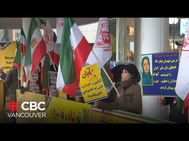 ⁣Protesters mark 5-year anniversary of deadly rallies in Iran