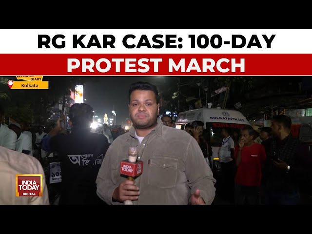 ⁣100 Days On: Doctors & Civil Society Protest Over Unsolved RG Kar Rape-Murder Case | India Today