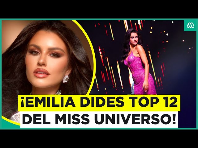 ⁣A un paso de la hazaña: Emilia Dides quedó en el top 12 del Miss Universo