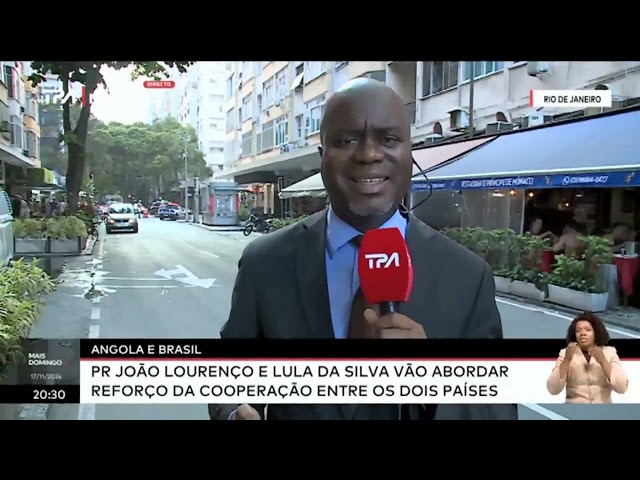 ⁣Angola e Brasil - Pr João Lourenço vai manter um encontro com o Homólogo do Brasil Lula da Silva